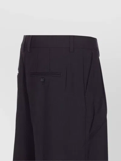 Filippa K Palazzo Trousers Button Detail In Black
