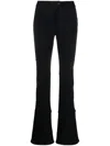 Filippa K Black Technical Fabric With Medium Rise In Black
