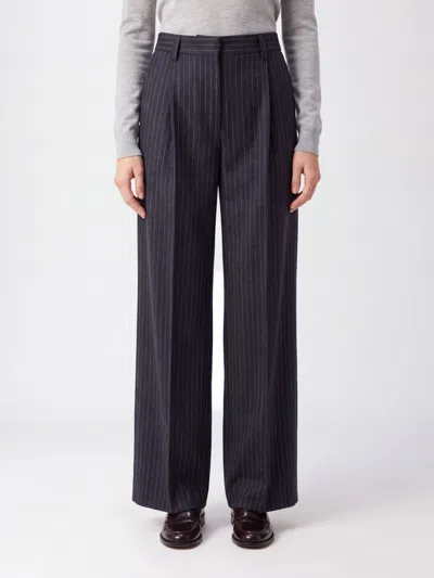 Filippa K Pants Woman Color Grey In Blue