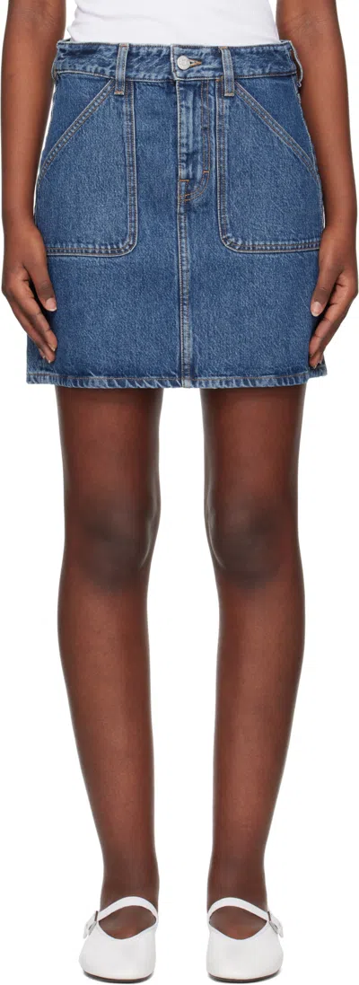 Filippa K Patch Pocket Denim Miniskirt