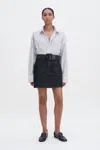 Filippa K Patch Pocket Mini Skirt In Black