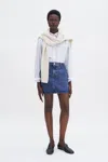 Filippa K Patch Pocket Mini Skirt In Blue