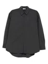 Filippa K Pinstripe-pattern Shirt In Black