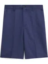 Filippa K Oversized Work Shorts In Blau
