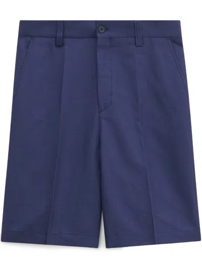 Filippa K Pleated Shorts In Blau