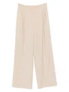Filippa K Pleated Trousers In Neutral