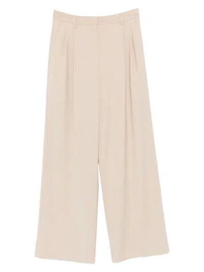 Filippa K Pleated Trousers In Neutral
