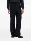 Filippa K Relaxed Pleated Trousers In Black