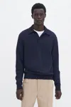 Filippa K Polo Sweatshirt In Blue