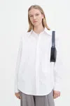 Filippa K Poplin Shirt In White