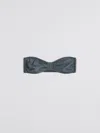 Filippa K Printed Bandeau Top In Blue Print