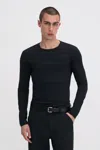 Filippa K Regenerative Cotton Longsleeve Tee In Black