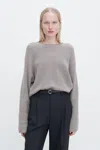 Filippa K Relaxed Linen Sweater In Grey