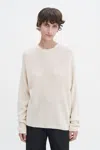 Filippa K Relaxed Linen Sweater In White
