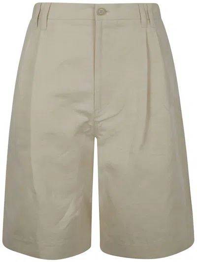 Filippa K Relaxed Pleated Cotton Linen Skirt Clothing In Beige