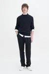 Filippa K Relaxed Pleated Trousers In Black