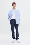 Filippa K Relaxed Wool Trousers In Blue
