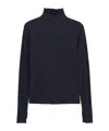 Filippa K Rib Stand-neck Top In Black