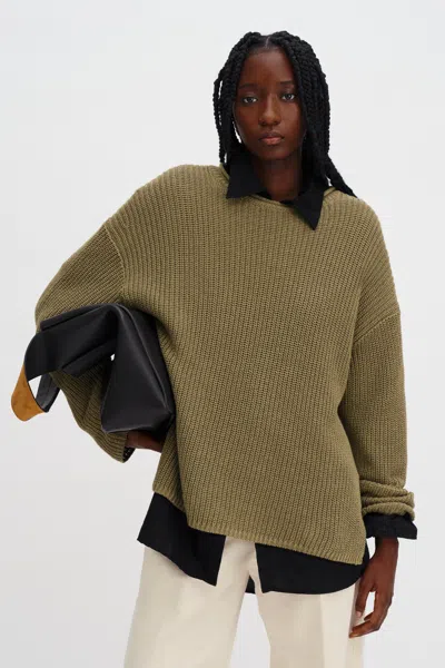 Filippa K Ribbed Cotton Linen Sweater