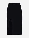 Filippa K Ribbed Knit Skirt In Black
