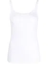 Filippa K Ribbed-knit Vest Top In White