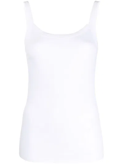 Filippa K Ribbed-knit Vest Top In White
