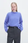 Filippa K Ribbed Mohair Sweater In Blue