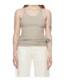 Filippa K Taupe Rib Tank Top