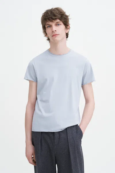 Filippa K Roll Neck Tee In White