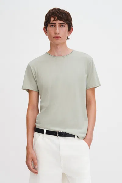 Filippa K Roll Neck Tee In Gray
