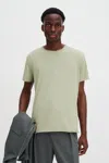 Filippa K Roll Neck Tee In Green