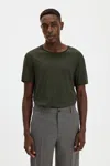 Filippa K Roll Neck Tee In Green