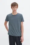 Filippa K Roll Neck Tee In Green