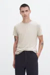 Filippa K Roll Neck Tee In Grey
