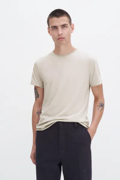 Filippa K Roll Neck Tee In Grey