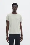 Filippa K Roll Neck Tee In Grey