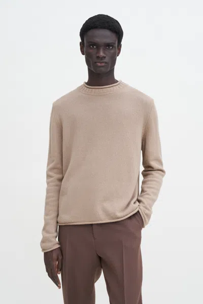 Filippa K Rolled Hem Sweater In Neutral