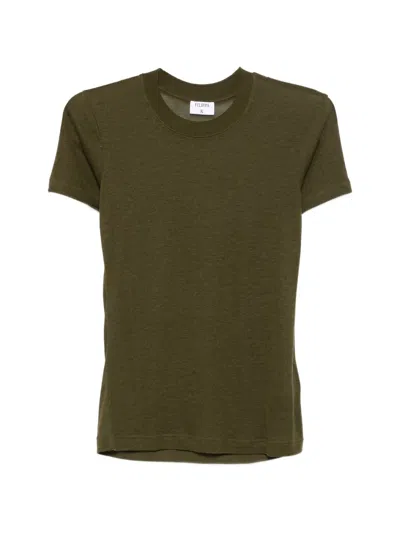 Filippa K Lyocell Cashmere Tee In Green