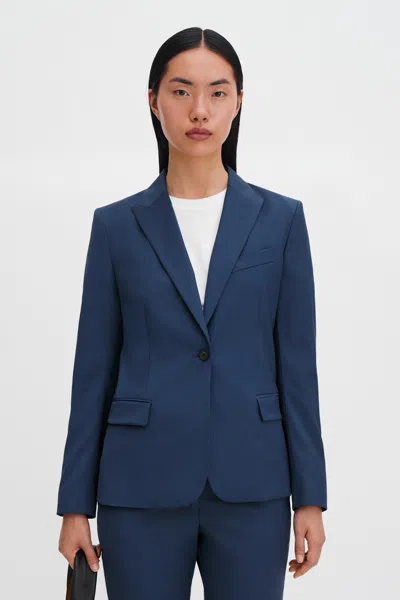 Filippa K Sasha Cool Wool Blazer In Blue
