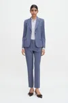 Filippa K Sasha Cool Wool Blazer In Blue
