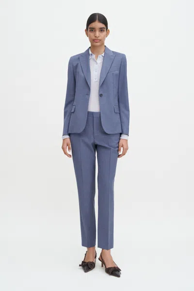 Filippa K Sasha Cool Wool Blazer In Blue