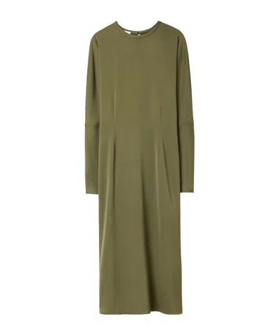 Filippa K Satin Midi Dress In Multi