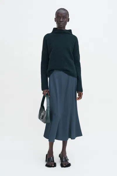Filippa K Satin Skirt In Black