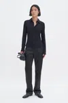 Filippa K Satin Trousers In Black