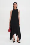 Filippa K Scarf Hem Dress In Black