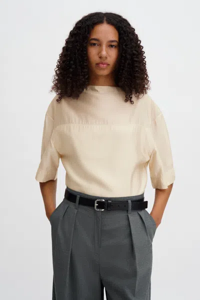 Filippa K Sheer Tee In Neutral