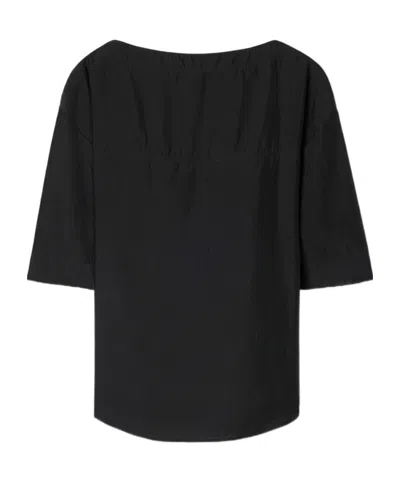 Filippa K Sheer Tee In Black