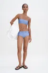 Filippa K Shimmer Bandeau Bikini Top
