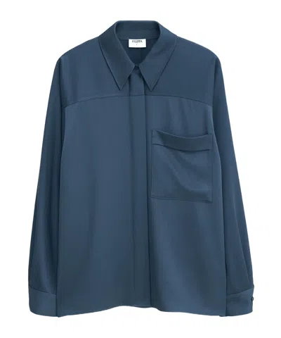 FILIPPA K SHINY POCKET BLOUSE