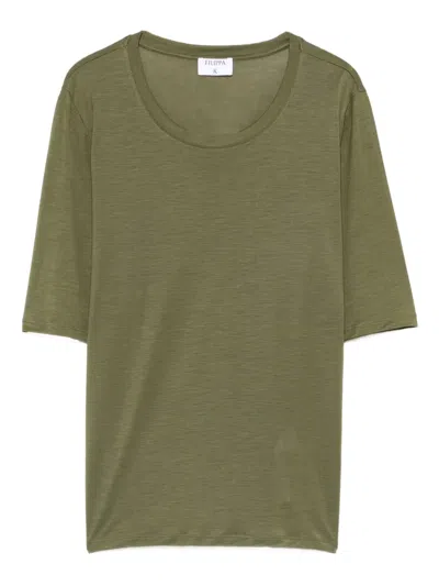 Filippa K Short-sleeve T-shirt In Green
